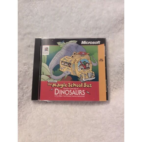 The Magic School Bus Explores In The Age of Dinosaurs (1997, CD-ROM, Scholastic) - Picture 1 of 3